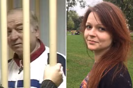 Ông Skripal và con gái Yulia. (Nguồn: Sky News)