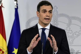 Tân Thủ tướng Tây Ban Nha Pedro Sanchez. (Nguồn: AFP)