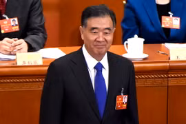 Chủ tịch Hội nghị Chính trị Hiệp thương nhân dân Trung Quốc Uông Dương. (Nguồn: AFP)
