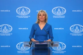 Người phát ngôn Bộ Ngoại giao Nga, bà Maria Zakharova. (Nguồn: TASS/TTXVN)