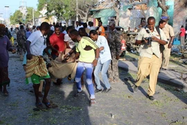 Ảnh tư liệu: Hiện trường một vụ tấn công ở Mogadishu, Somalia ngày 22/3. (Nguồn: THX/TTXVN)