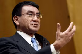 Ngoại trưởng Nhật Bản Taro Kono. (Nguồn: Reuters)