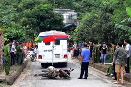 Hiện trường vụ án. (Ảnh: Anh Đức/TTXVN)