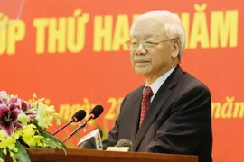 Tổng Bí thư Nguyễn Phú Trọng. (Ảnh: Phương Hoa/TTXVN)