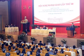 Toàn cảnh hội nghị ngoại giao lần thứ 30. (Ảnh: Lâm Khánh/TTXVN)