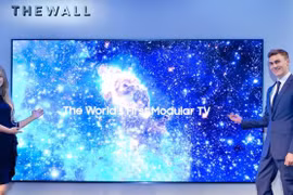 Màn hình micro-LED The Wall của Samsung. (Nguồn: Samsung)