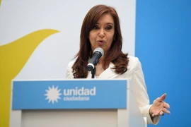 Cựu Tổng thống Argentina Cristina Fernandez. (Nguồn: AFP/TTXVN)