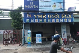 Hiện trường vụ cháy. (Nguồn: TTXVN phát)