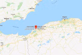 Vị trí thành phố cảng Oran trên bản đồ. (Nguồn: Google Maps)