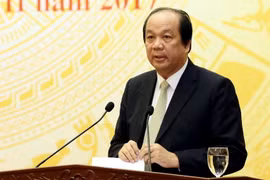 Bộ trưởng, Chủ nhiệm Văn phòng Chính phủ Mai Tiến Dũng. (Ảnh: Phạm Kiên/TTXVN)