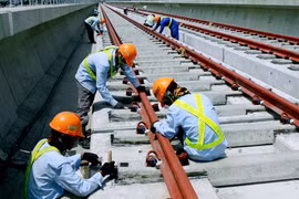 Tháng 4 trên công trường dự án Metro số 1 Bến Thành-Suối Tiên