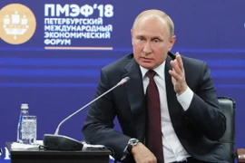 Tổng thống Nga Vladimir Putin . (Nguồn: TTXVN phát)