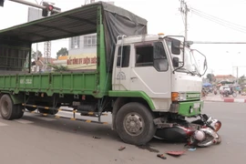 Hiện trường vụ tai nạn. (Ảnh: Huyền Trang/TTXVN)