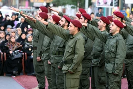 Các thành viên Hezbollah trong một cuộc diễu binh tại Beirut năm 2009. (Ảnh: AFP/Getty Images)