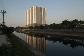Dự án nhà ở xã hội Đồng Mồ-Đại Kim (quận Hoàng Mai, Hà Nội). (Ảnh: Minh Nghĩa/TTXVN)
