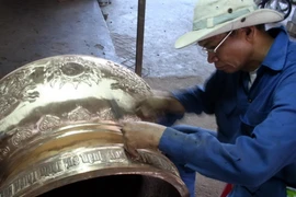 Làng đúc đồng Phường Đúc, Huế. (Ảnh: Quốc Việt/TTXVN)