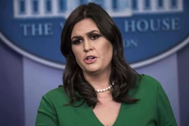 Người phát ngôn Nhà Trắng Sarah Huckabee Sanders. (Nguồn: AFP/TTXVN)