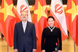Hình ảnh Chủ tịch Quốc hội Iran thăm chính thức Việt Nam