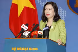 Người Phát ngôn Bộ Ngoại giao Lê Thị Thu Hằng. (Ảnh: Văn Điệp/TTXVN)