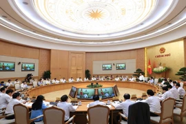 [Photo] Thủ tướng chủ trì phiên họp Chính phủ thường kỳ tháng 4