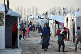 Trại người tị nạn Syria ở Liban. (Nguồn: aa.com.tr)