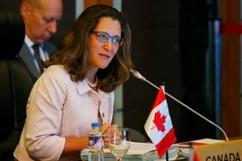 Ngoại trưởng Canada Chrystia Freeland. (Nguồn: AFP/TTXVN)