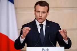 Tổng thống Pháp Emmanuel Macron. (Nguồn: AFP/TTXVN)