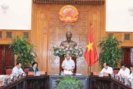 Hình ảnh Thủ tướng làm việc với 6 tỉnh sử dụng vốn ODA Nhật Bản