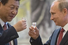 Chủ tịch Trung Quốc Tập Cận Bình và Tổng thống Nga Putin. (Nguồn: Sputnik)
