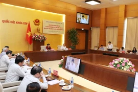 Quang cảnh buổi làm việc. (Ảnh: Trọng Đức/TTXVN)