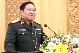 Bộ trưởng Bộ Quốc phòng, Đại tướng Ngô Xuân Lịch. (Ảnh: Ninh Đức Phương/TTXVN)