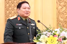 Bộ trưởng Bộ Quốc phòng, Đại tướng Ngô Xuân Lịch. (Ảnh: Ninh Đức Phương/TTXVN)