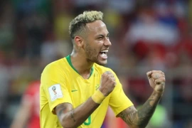 Niềm vui chiến thắng của Neymar. (Nguồn: THX/TTXVN)