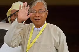 Tổng thống Myanmar U Htin Kyaw. (Nguồn: cnbc.com) 