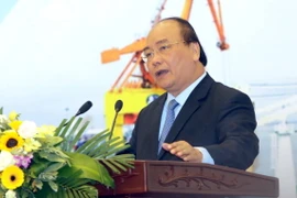 Thủ tướng Chính phủ Nguyễn Xuân Phúc phát biểu chỉ đạo hội nghị. (Ảnh: Trần Việt/TTXVN)