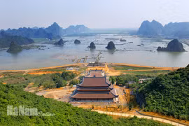 Một góc khu du lịch Tam Chúc. (Nguồn: Hà Nam Online)