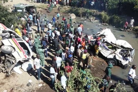 Hiện trường vụ tai nạn. (Nguồn: thecitizen.co.tz)