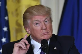 Tổng thống Mỹ Donald Trump tại cuộc họp báo ở Washington, DC. (Nguồn: AFP/TTXVN)