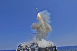 Tên lửa hành trình Tomahawk của Mỹ. (Nguồn: AFP/TTXVN)