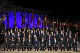 Các Bộ trưởng Tài chính và Thống đốc Ngân hàng Trung ương G20. (Nguồn: EPA/TTXVN)