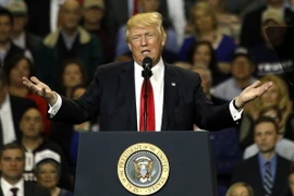 Tổng thống Mỹ Donald Trump tại một sự kiện ở Louisville, Kentucky. (Nguồn: AFP/TTXVN)