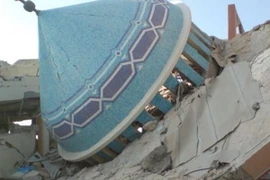 Đền thờ Hồi giáo Abdullah al-Sanawi bị Israel phá hủy. (Nguồn: palinfo.com)