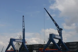 Cảng Tân Cảng Cái Cui trong ngày khai trương. (Ảnh: Ngọc Thiện/TTXVN)