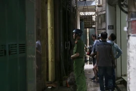 Nơi xảy ra vụ cháy. (Ảnh: Doãn Tấn/TTXVN)