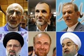 Sáu ứng cử viên Tổng thống Iran. (Nguồn: AFP/TTXVN)