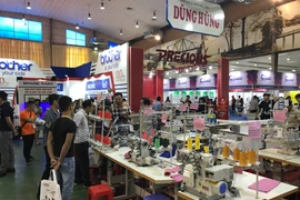 HANOITEX 2018 diễn ra từ ngày 19/9-21/9 tại Trung tâm Triển lãm Quốc tế ICE, 91 Trần Hưng Đạo, Hà Nội. (Ảnh: Đức Duy/Vietnam+)