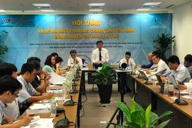 Lễ ra mặt chương trình câu chuyện sở hữu trí tuệ. (Ảnh: Đức Duy/Vietnam+)