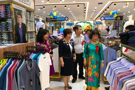 Vinatex chính thức khai trương Trung tâm Thời trang Vinatex tại 25 Bà Triệu, quận Hoàn Kiếm, Hà Nội. (Ảnh: Đức Duy/Vietnam+)