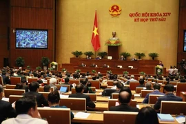 Kỷ họp thứ 6, Quốc hội khóa 14. (Ảnh: Đức Duy/Vietnam+)