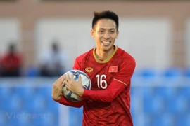 Hùng Dũng trở lại đội tuyển Việt Nam sau khi có sự đồng ý của Hà Nội FC. (Ảnh: PV/Vietnam+) 